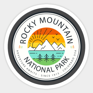 Rocky Mountain National Park Sticker